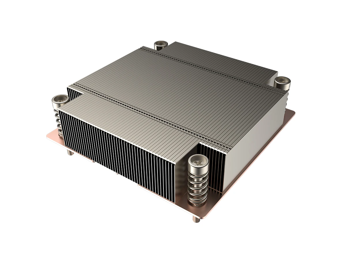 Cpu Cooler, LGA1700, 1U, Copper, Aluminum - detail 4