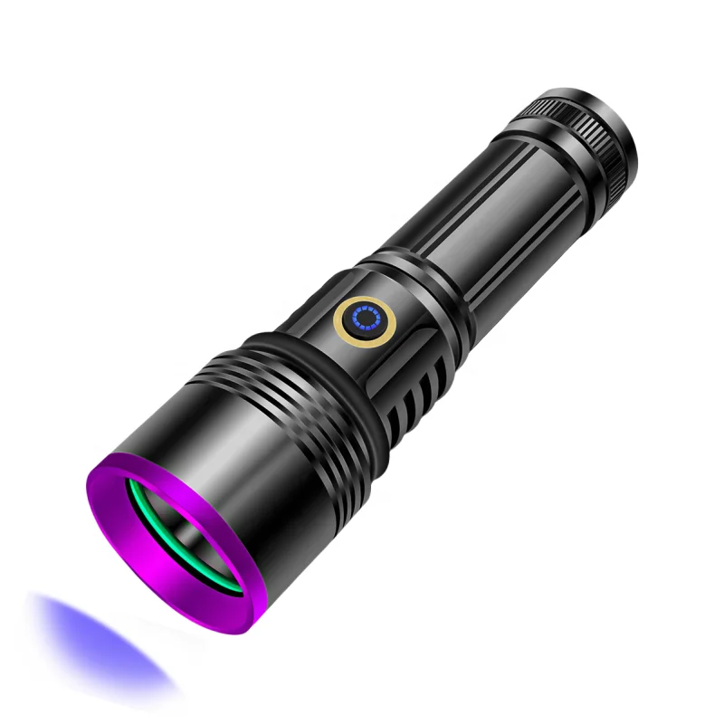 professional black light flashlight UniqueFire 1408 365nm UV with 3 LEDs UV Light,Powerful Blacklight Flashlight for Pet Urine Finding & Mineral, Antique Detection, Scorpion Search, etc 1701 is a compact 365nm UV flashlight with 3W power Toprenddon 395nm UV Flashlight Blacklight