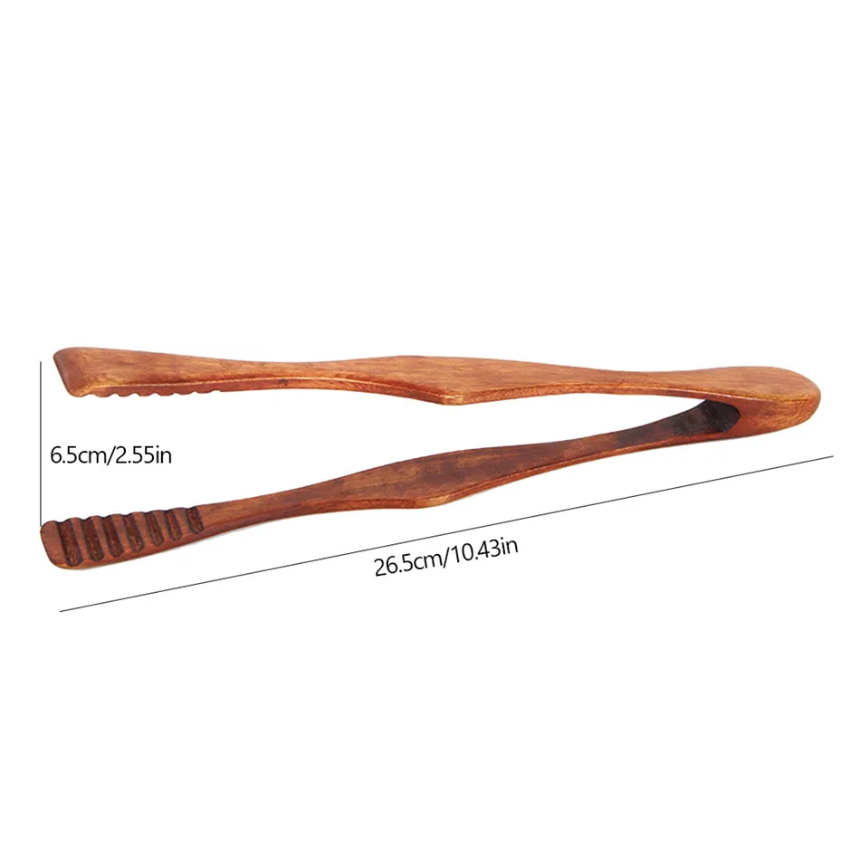 Wooden Cooking Tongs