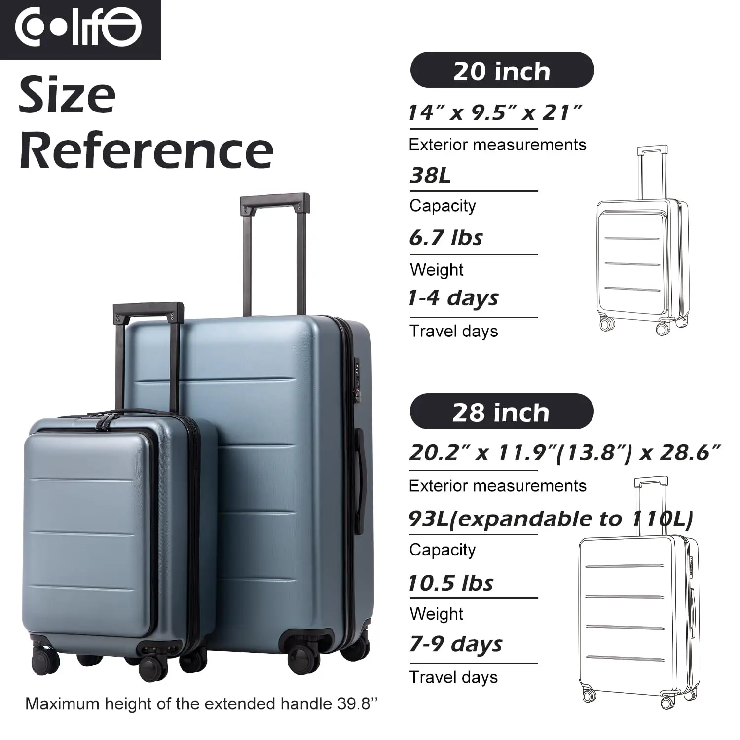 Custom Aluminum Frame Suitcase Carry On Abs+pc Spinner Trolley Luggage ...