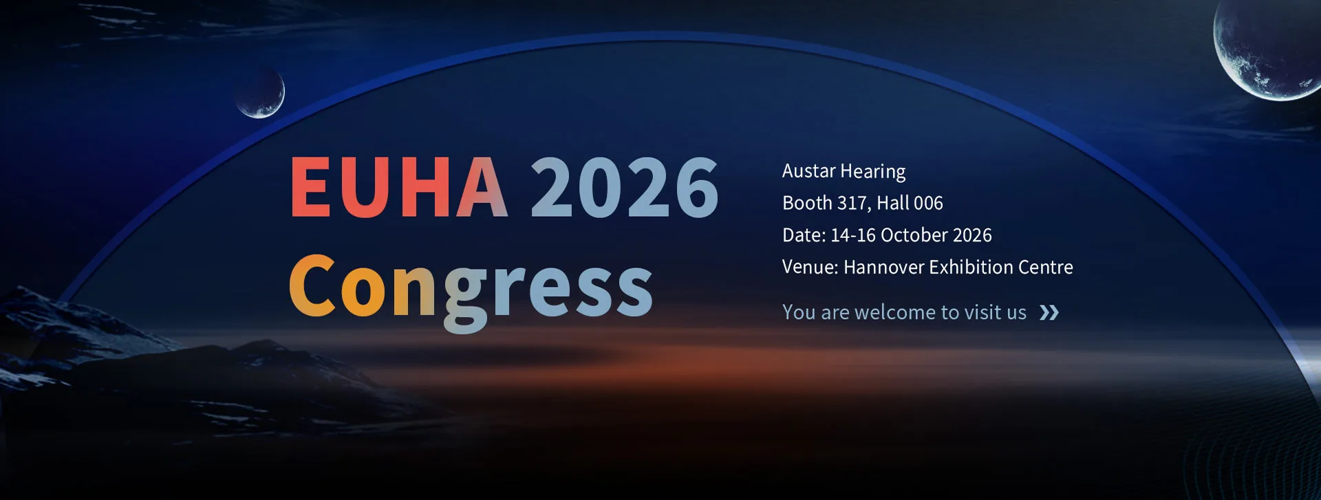 Faça Parceria com a AUSTAR Hearing na EUHA 2026: Impulsionando a Inovação Global em Soluções Auditivas