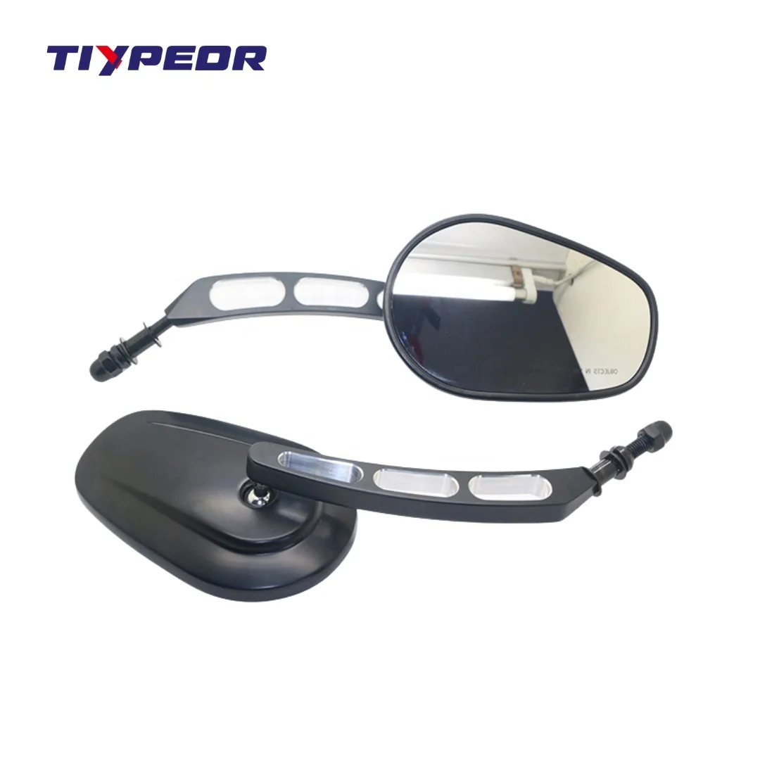 TIYPEOR Motorcycle Accessories Side Mirror CNC Suitable for Harley Kawasaki Motorcycle Rearview Mirror