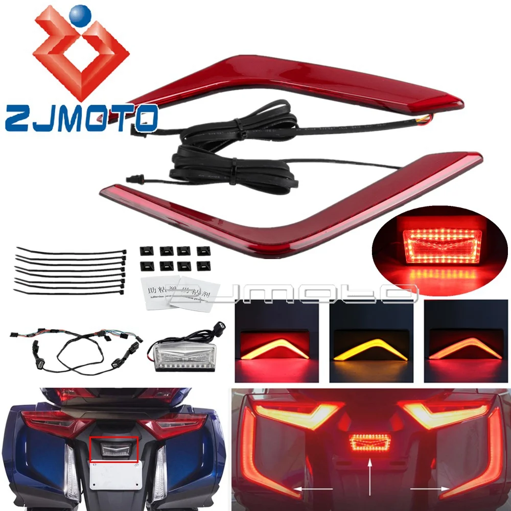 Motorcycle LED Light Kit for Honda Gold Wing GL1800 Goldwing GL 1800 F6B Decorative Reflector Signal Lamp Rear Saddlebag Light