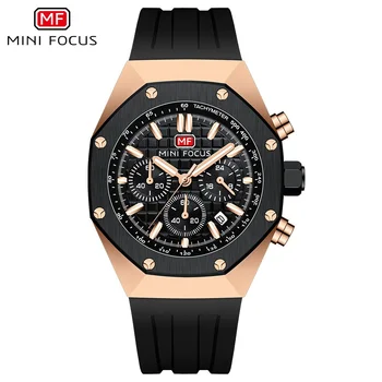 MINI FOCUS Sell well multi-functional waterproof quartz watch business luminous sports men's watch 0417G