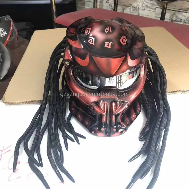 full motorcycle helmet predator DH6-X Fullface Its lightweight fiberglass shell comes in 3 shell sizes with 3 EPS liners to tailor fit for your noggin Predator Motorcycle Helmets Exclusive Helmets