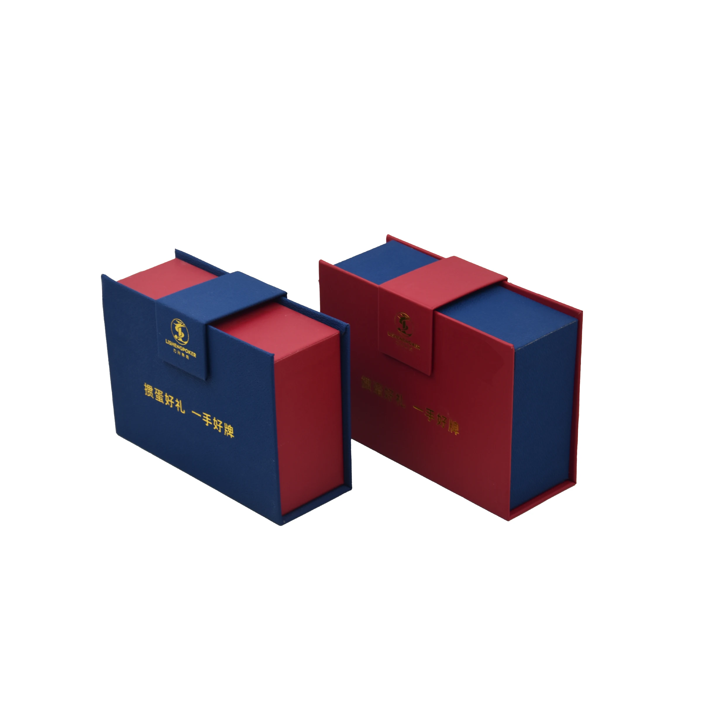 Eco-Friendly Luxury Gift Box with Customizable Size and Magnetic Closure for Two-Deck Playing Cards