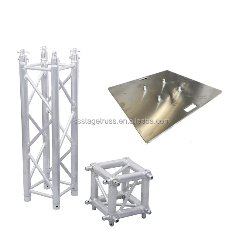 product f34 290mm spigot truss gantry aluminum alloy advertising stand goal gate wall led stage lighting truss display-7