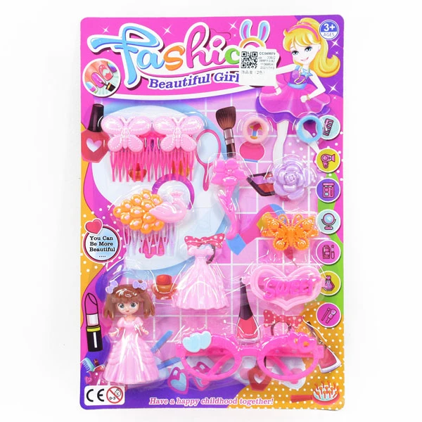 Детские модные игрушки для ролевых игр пластиковые украшения красивый набор девочек