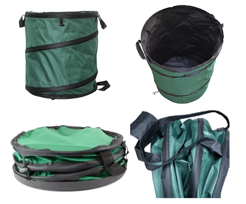 33gallon 125l Collapsible Car Trash Can Outdoor Portable Pop Up Garbage