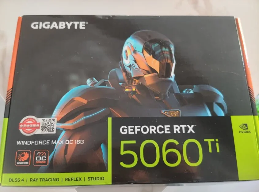GIGABYTE GeForce RTX 5060 Ti WINDFORCE OC DDR7 8GB PCI-E 5.0 New Desktop Graphics Card aperçu 3