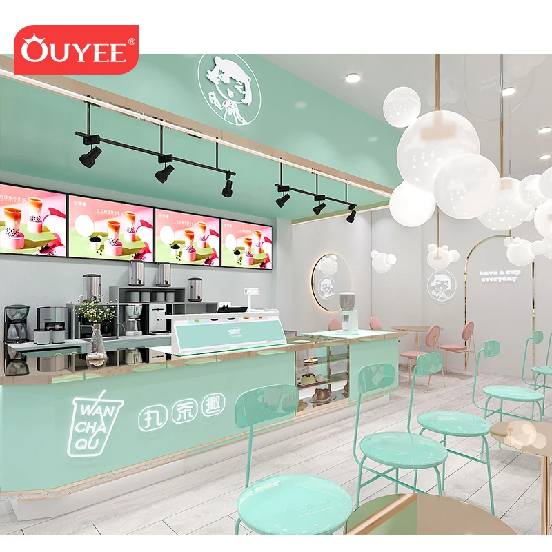 Small Coffee Kiosk Design Commercial Coffee Shop Counters Cafe Counter for Coffee Shop Decoration Designs