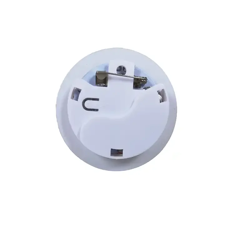 RubySub Sublimation Light up Button Customized Printing Acrylic Name Tag With LED Light