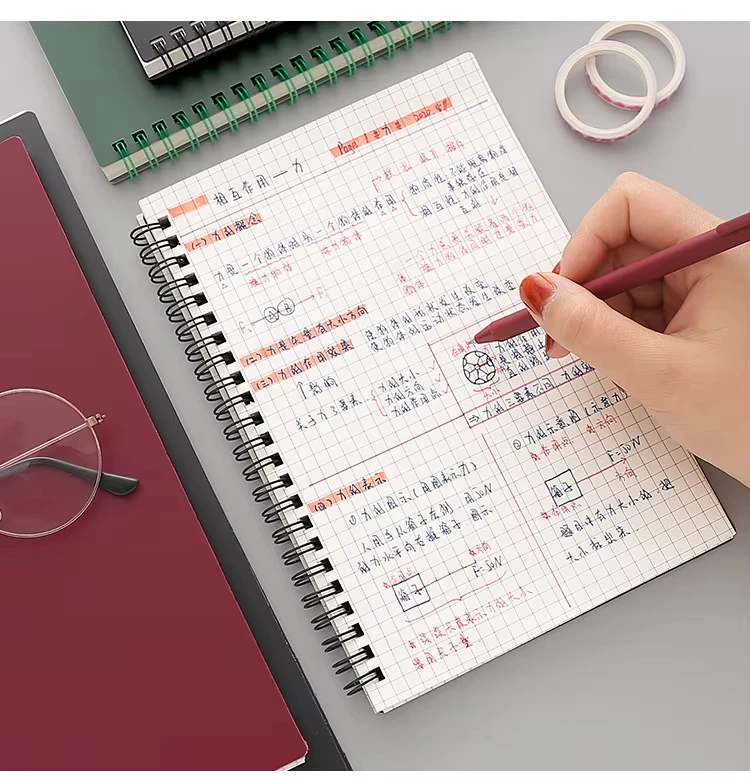 High quality a4 b5 black sketchbook diary eco-friendly wholesale customized notebooks soft printed organizer writing