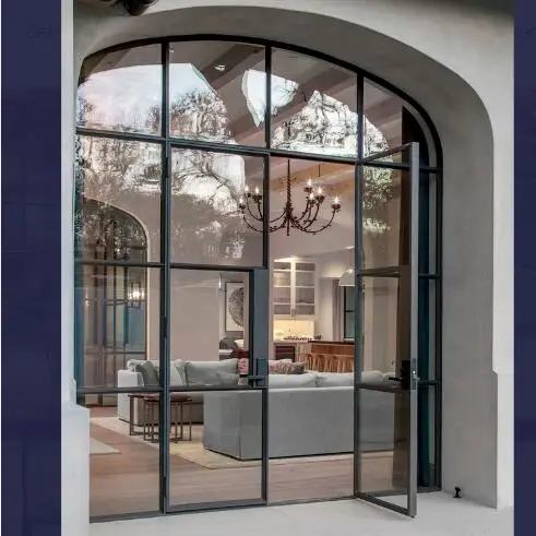 Multi Functional Galvanized Framed Wrought Iron Window and Door Gril Design