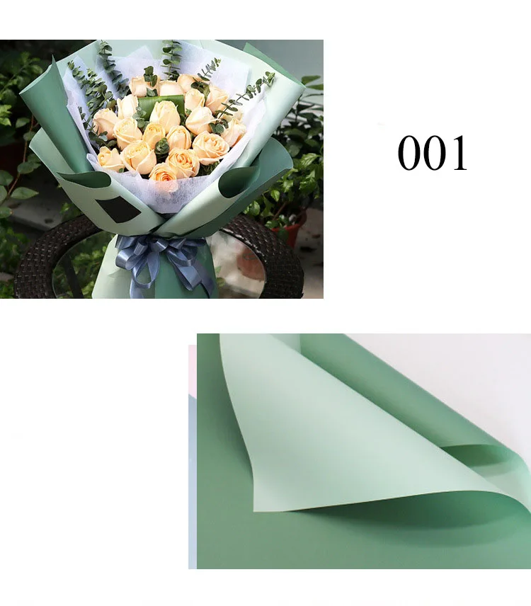 45*40 cm Translucent Flowers Wrapping Paper Sheet Gift Packaging Floral  Bouquet Supplies Flower Wrapping Paper Bouquet Supplies 20Pcs