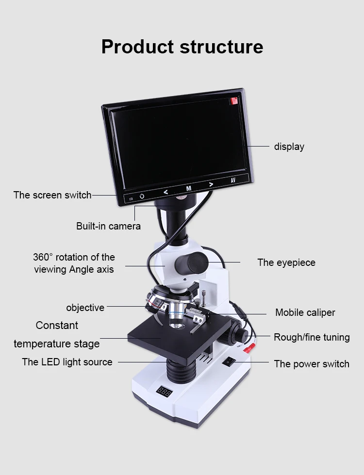 M157a Sperm Microscope Wholesale Stage Warmer Sperm Test Microscope