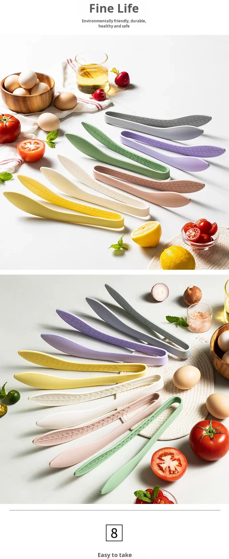 Silicone Toast Tongs Salad Tongs for Cooking Salad BBQ Toast Grilling Locking Frying Baking Steak factory