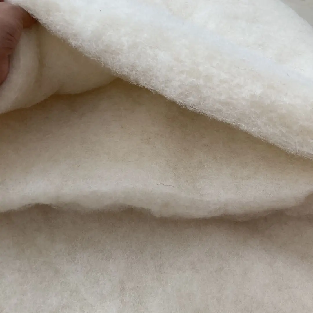 Eco Friendly Natural Sheep Wool Insulation  for Mattress/garment/quilt