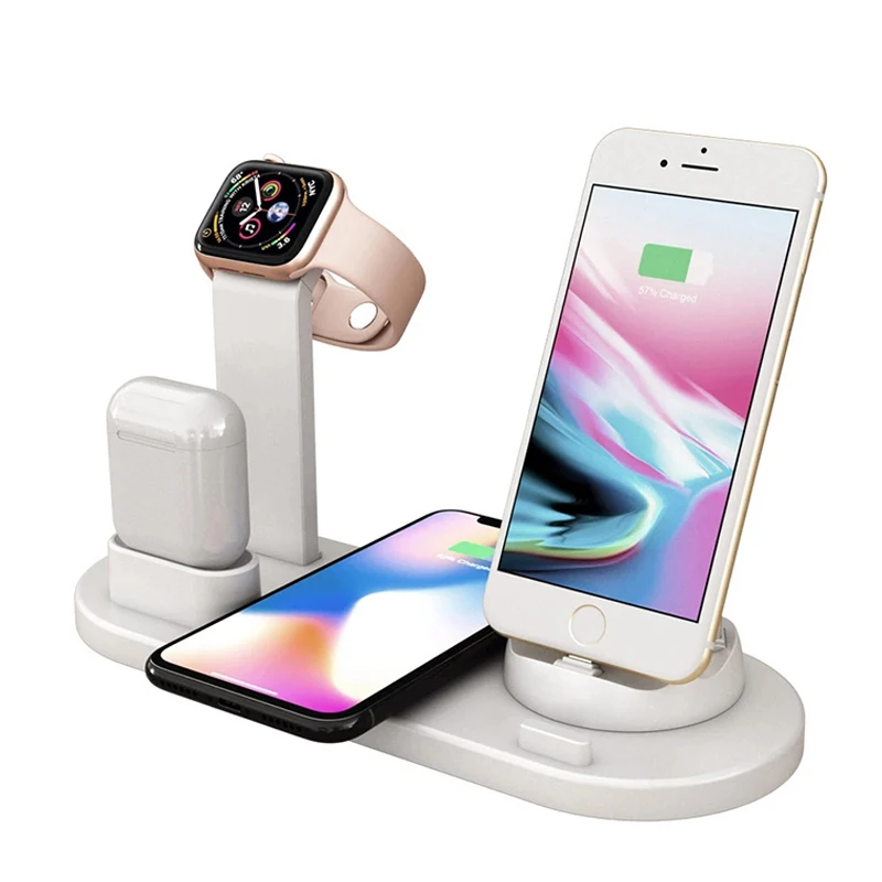 Ziektecijfers De kerk Oorlogsschip 3 In 1 10w Fast Wireless Charger Dock Station Fast Charging For Iphone Xr  Xs Max For Apple Watch 6 5 4 Airpods Pro For Samsung - Buy Fast Wireless  Charger Station