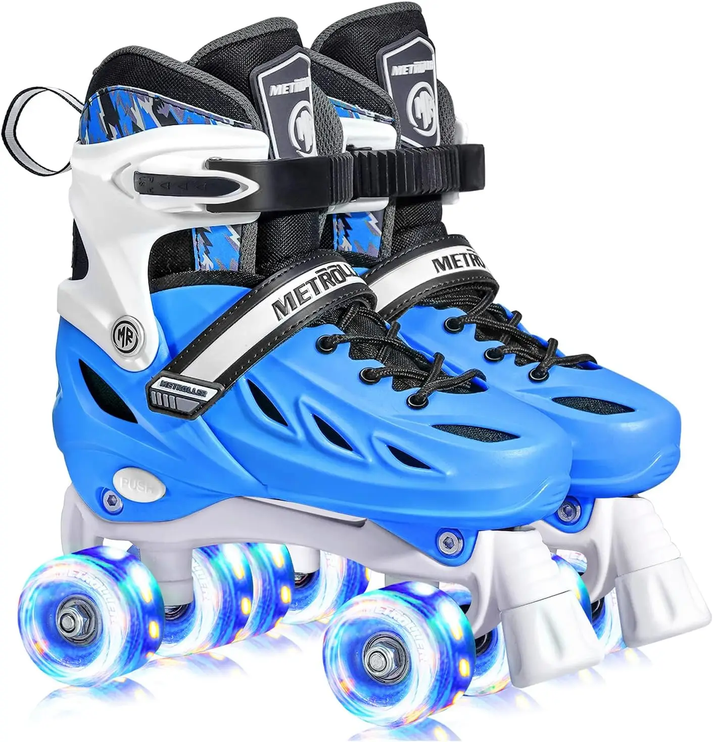 Kids Safe Glitter 4 Flashing PU Wheels New Design  Quad Skates Roller Skates in Stock