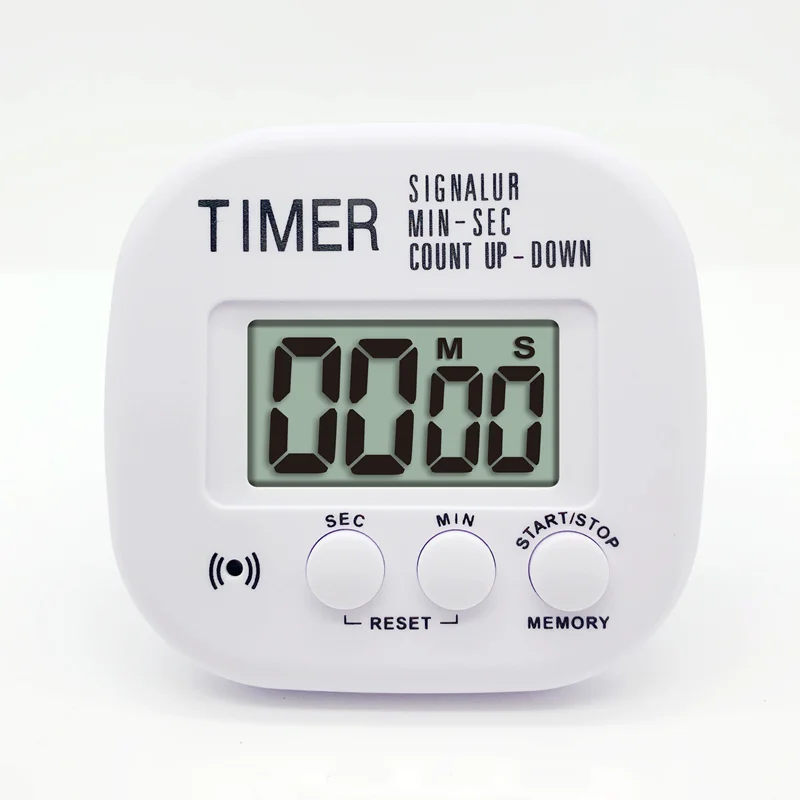 Portable Magnetic Digital Timer Kitchen Bbq Cooking Count-down Up Sport ...