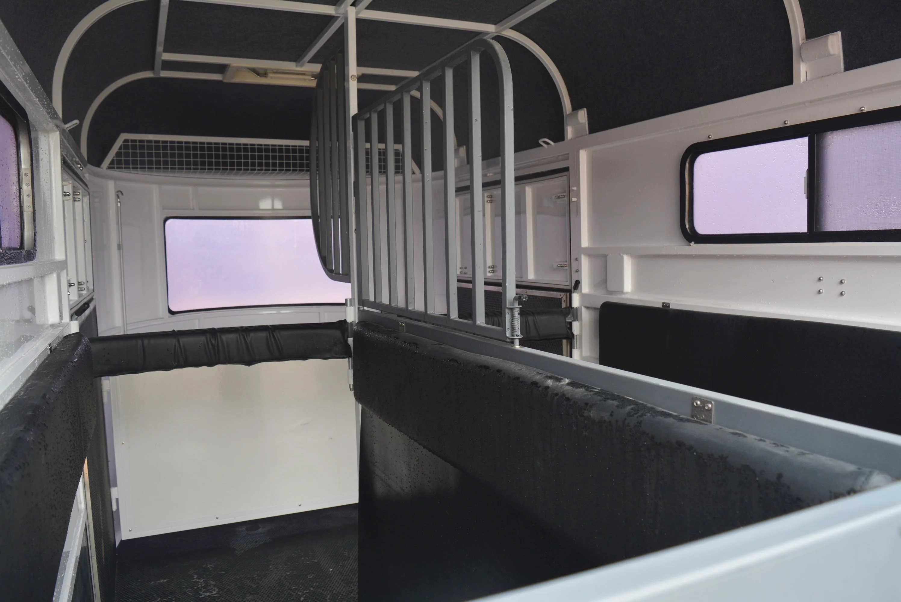 Deluxe Horse Trailer With Front Ramp Door Awning And Barn Doors Premium