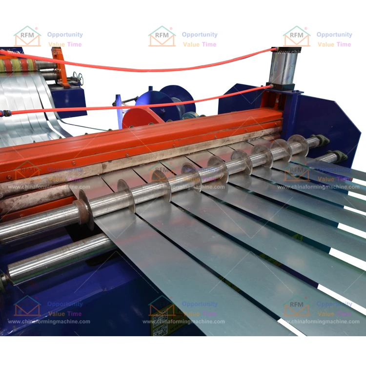 Heating Pipe Industry Steel Strip Slitting Line Roll Forming Machine