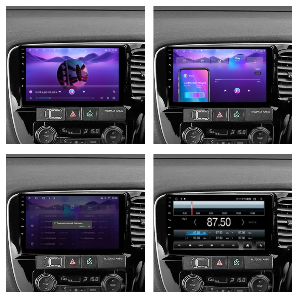 Penhui Android Car DVD  Player for Mitsubishi Outlander 3 GF0W GG0W 2012 - 2018 Right Hand Driver Radio GPS Navigation Audio Vid