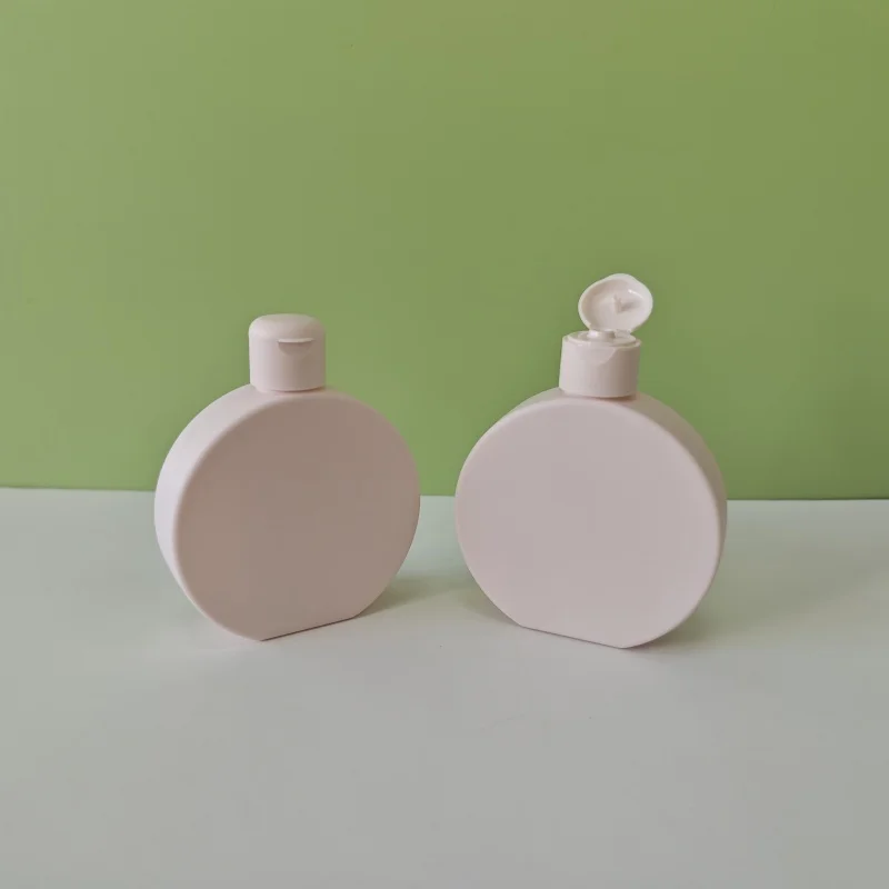 100ml HDPE Cosmetics Packaging Soft Touch Squeeze Bottle Shower Gel Bottle With Flip Cap for Travel Size