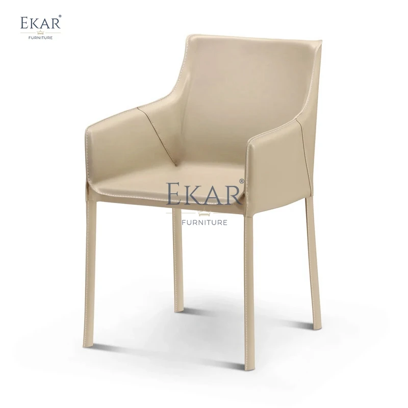 Modern Dining Chair with Comfortable Backrest and Sleek Design