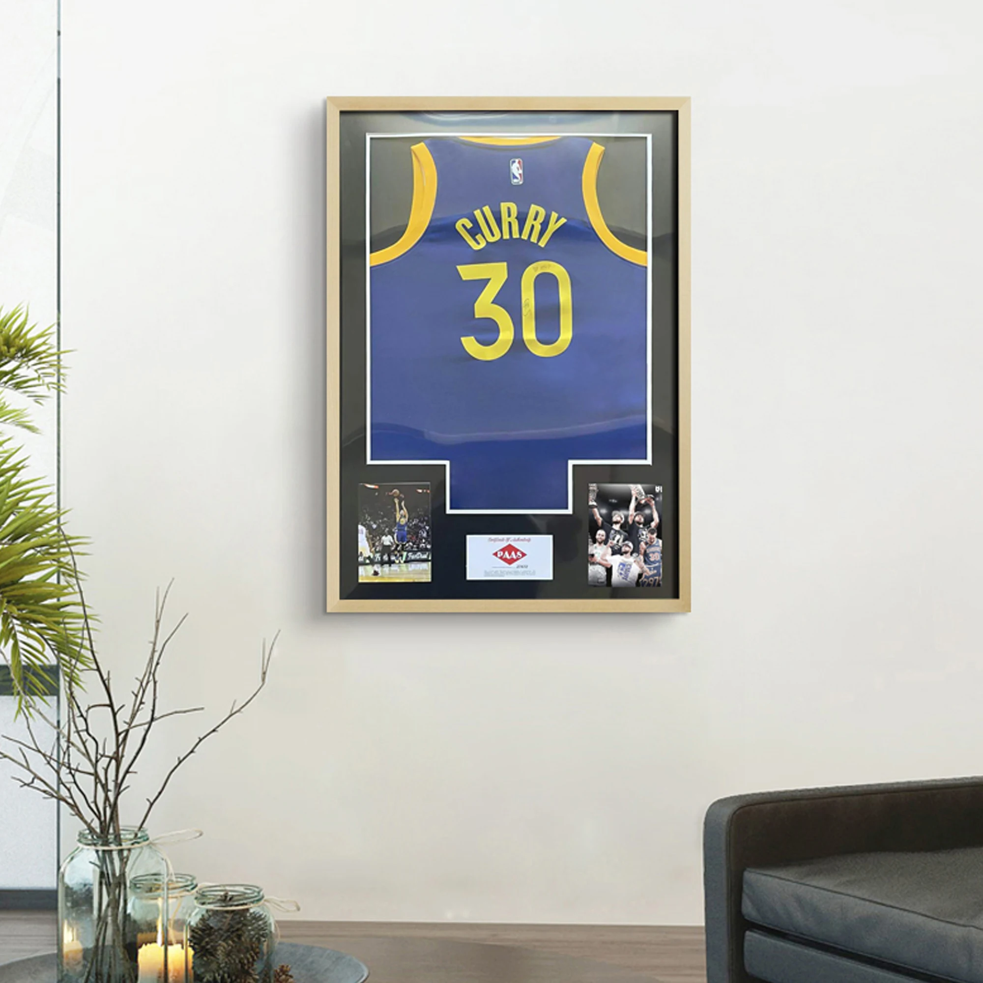 Jersey Display Frame Case - Large Frames Shadow Box with UV Protection for Baseball Basketball Football Soccer Sport Shirt
