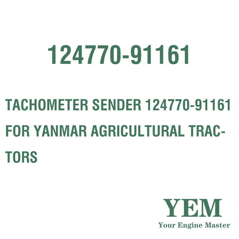 TACHOMETER SENDER 124770-91161 for YANMAR AGRICULTURAL TRACTORS