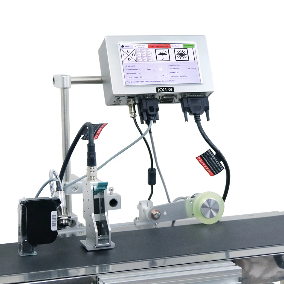 Automatic Expiry Date Ink Jet Inkjet Batch Coding Printing Machine for Pouches Plastic Bag