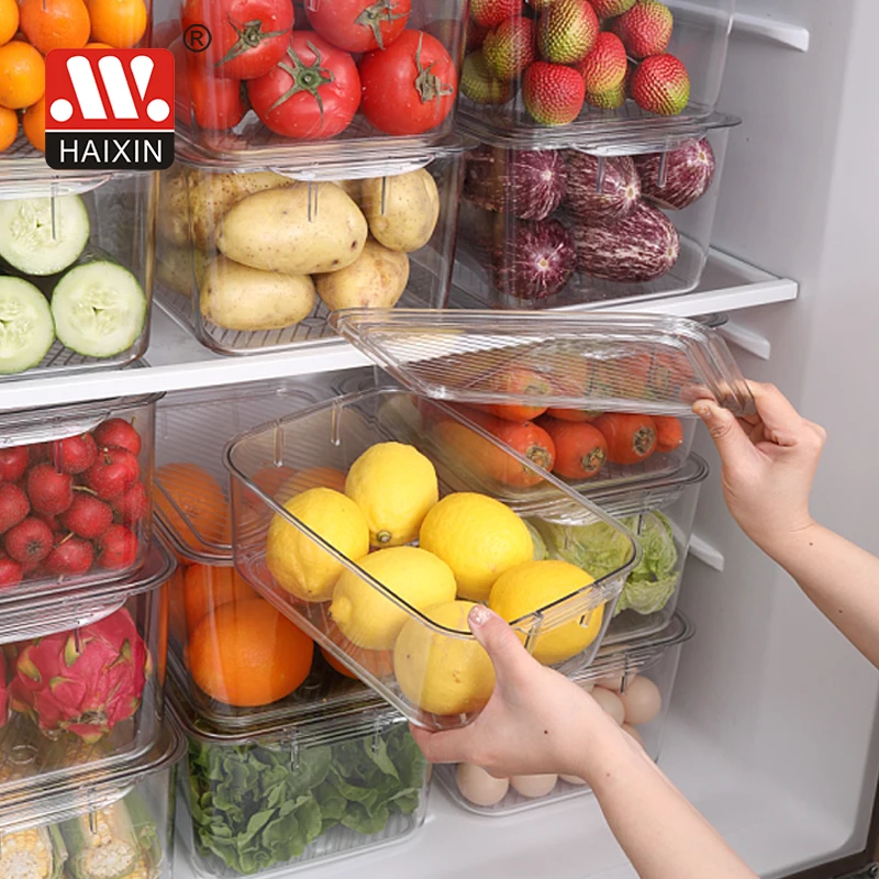 Многоразовый органайзер для холодильника, контейнеры для пищевых продуктов, коробки для хранения продуктов