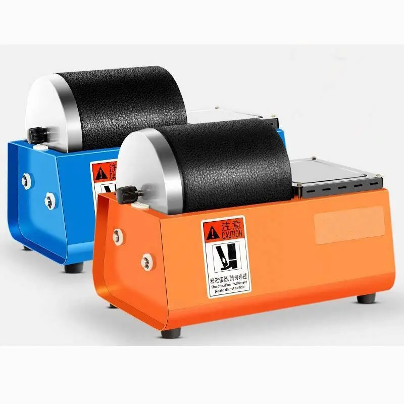TEBAK Drum Rotary Rock Stone Metal Glass Tumbler Polisher,drum Mini Jewelry Gemstone Polishing Machine