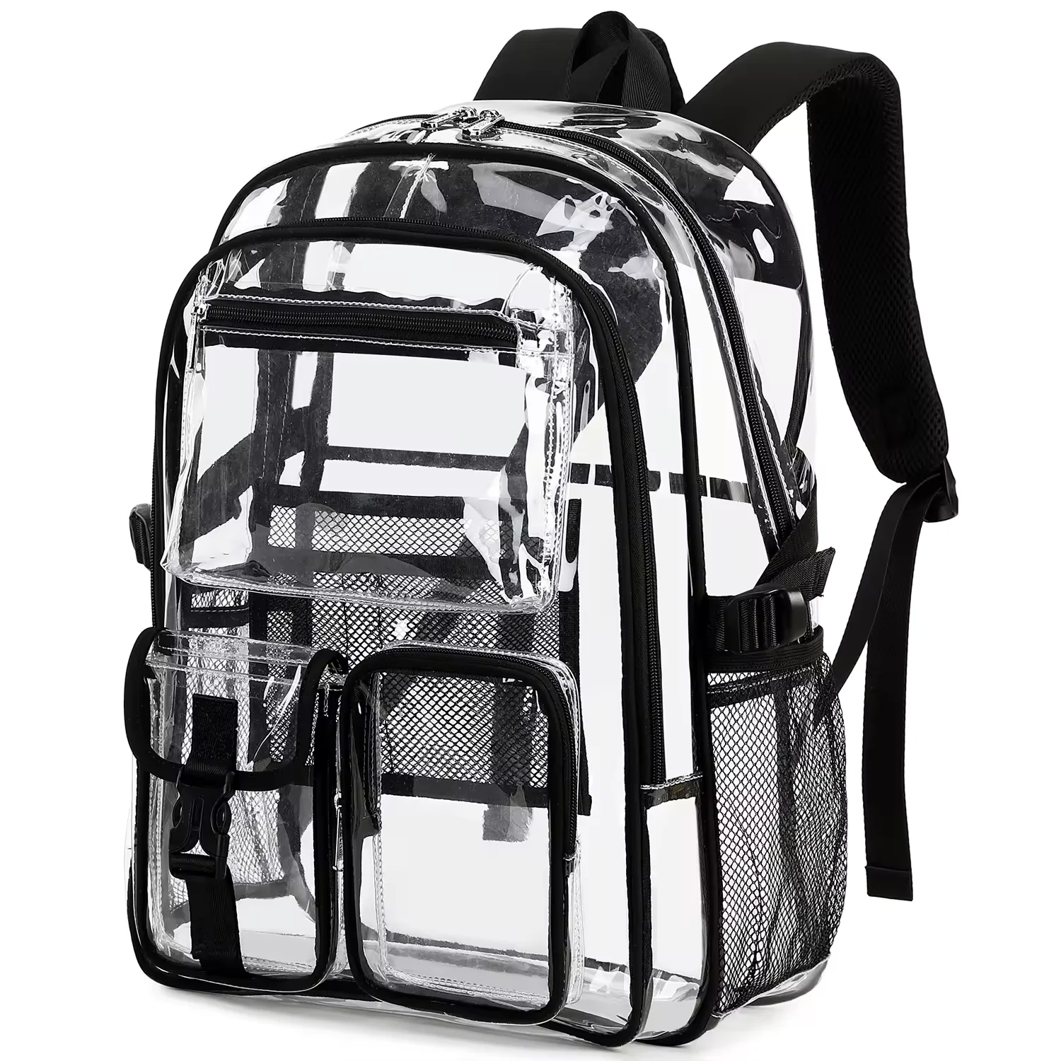 Hotselling Clear Heavy Duty PVC Transparent Cheap Fashion Student Schoolbag Children Backpack Bagpack Kids School Bags