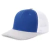 Bleu gris + maille blanche + trou