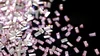 Crystal pink rectangle--2*4mm