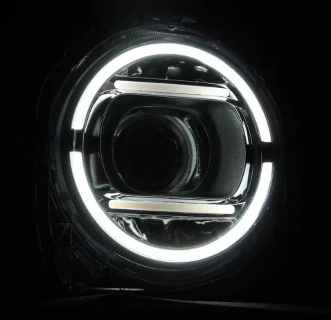 G63 Style DRL Headlight LED Cover Daytime Running Light Headlight Cover for Suzuki Jimny 2018-2023 Car Accessories G63 Style