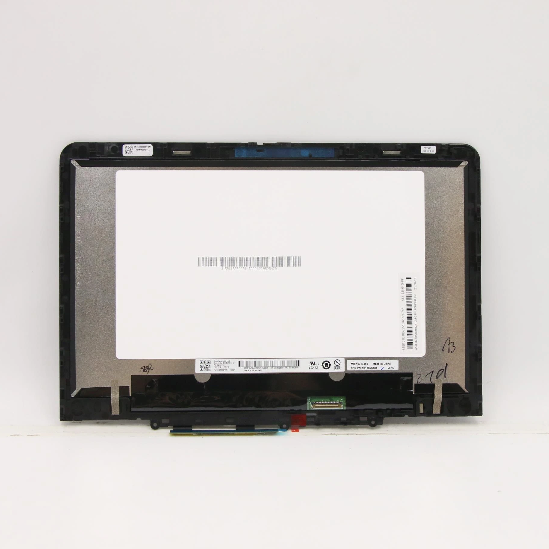 LCD Lenovo 500e 1366x768 Schermo LCD Touchscreen Per Lenovo 500e Chromebook Gen 3 - 11.6 Pollici, Risoluzione 1366x768, Codici 5D11C95886 E 5D11M35206 Schermo Touch 11.6 Pollici - Foto 9