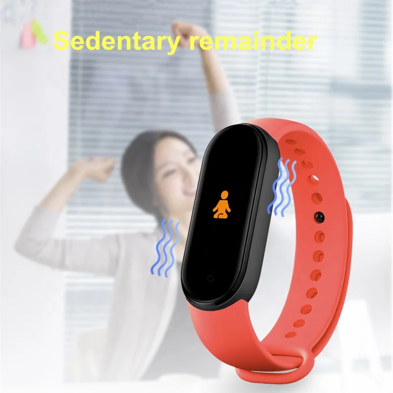 
M5 Горячая продажа потребление калорий OEM ODM смарт-браслет здоровая жизнь дисплей экран часы Смарт w 6 t 500 