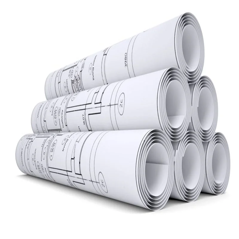 Cad Paper Roll/cad Plotter Paper Roll - Buy Blueprint Paper,Plotter ...