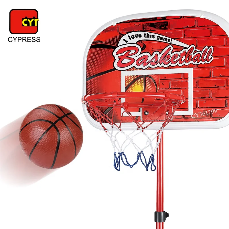 Kids Basketball Hoop Stand Set Adjustable Indoor Basketball Hoop Sport Toys