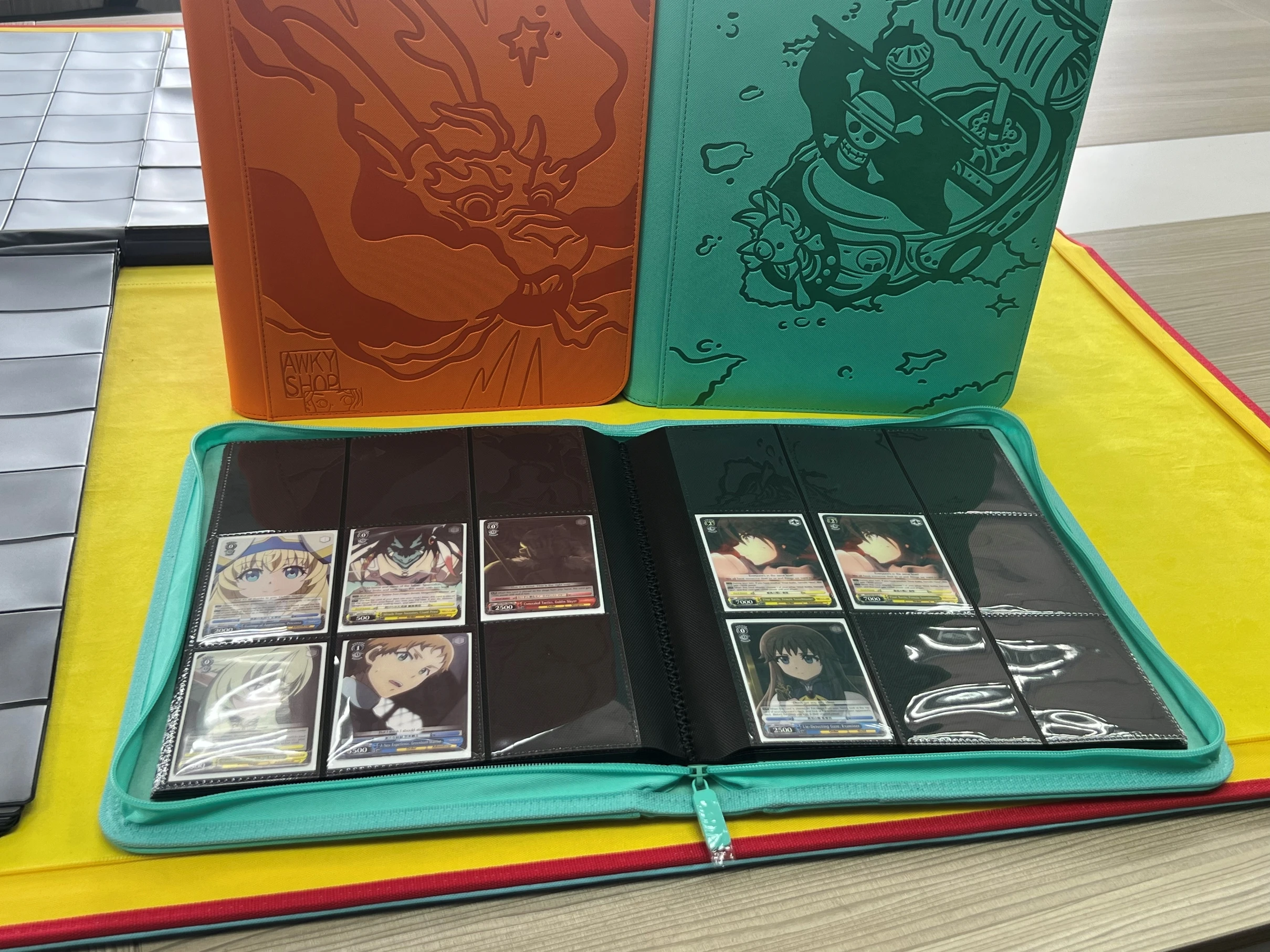 Highest Quality 9pocket Card Album With Full Debossed Design