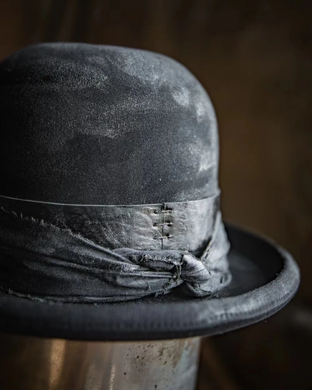 Shop Mens 100% Wool Felt Bowler Derby Hat Theater Quality