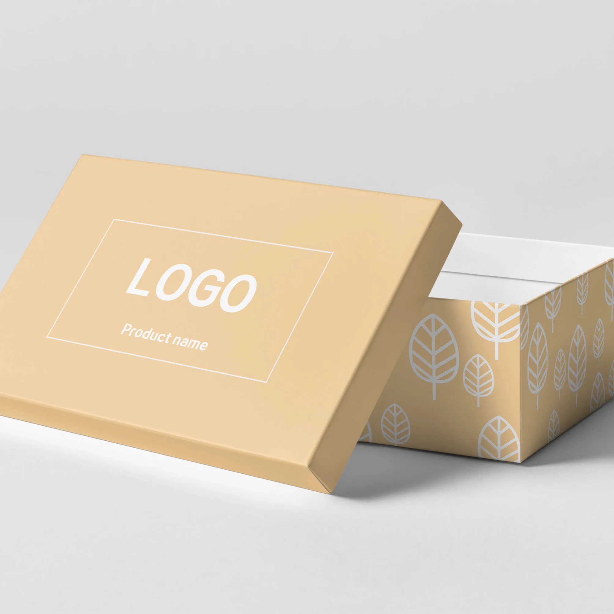 Cheap Boxes Ready To Ship Custom Logo Printed Brown Kraft Shipping Box