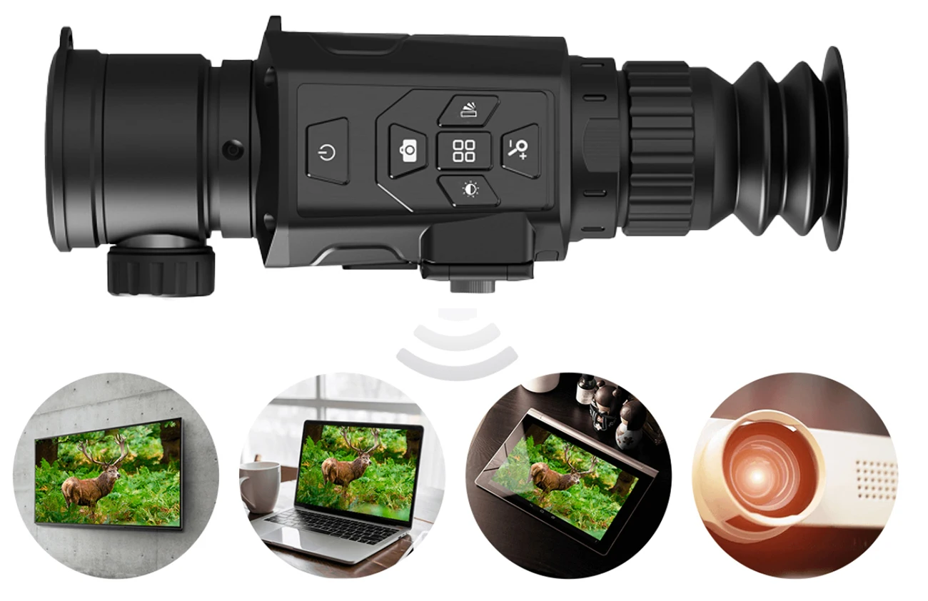 Hti 35mm Objective Lens Night Vision Hunting Thermal Imaging Sight