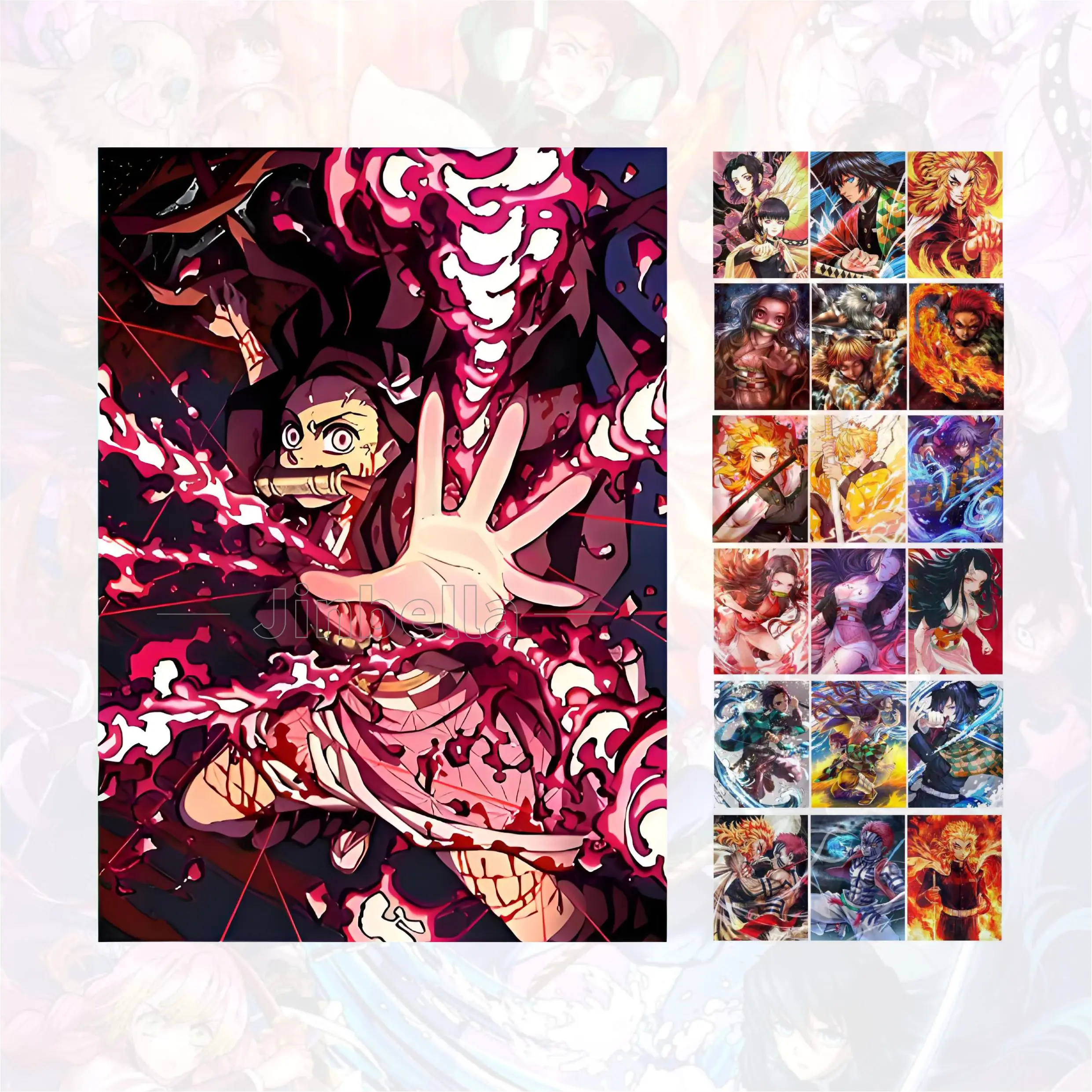 420 Designs Anime Demon Slayer Poster Tanjirou Nezuko