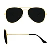 Lente nera cornice oro