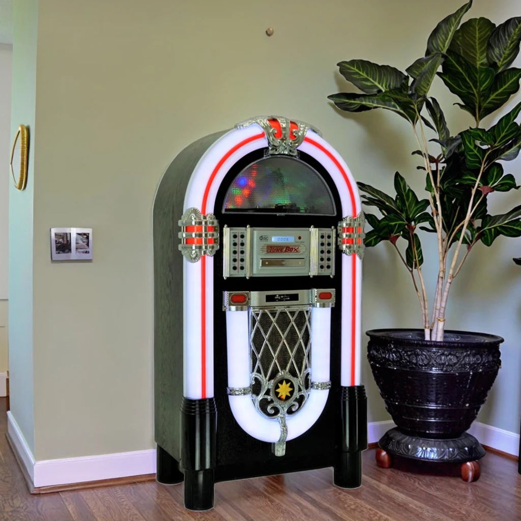 JSY01-02PH Vintage Jukebox - Full-Size with Vinyl Player